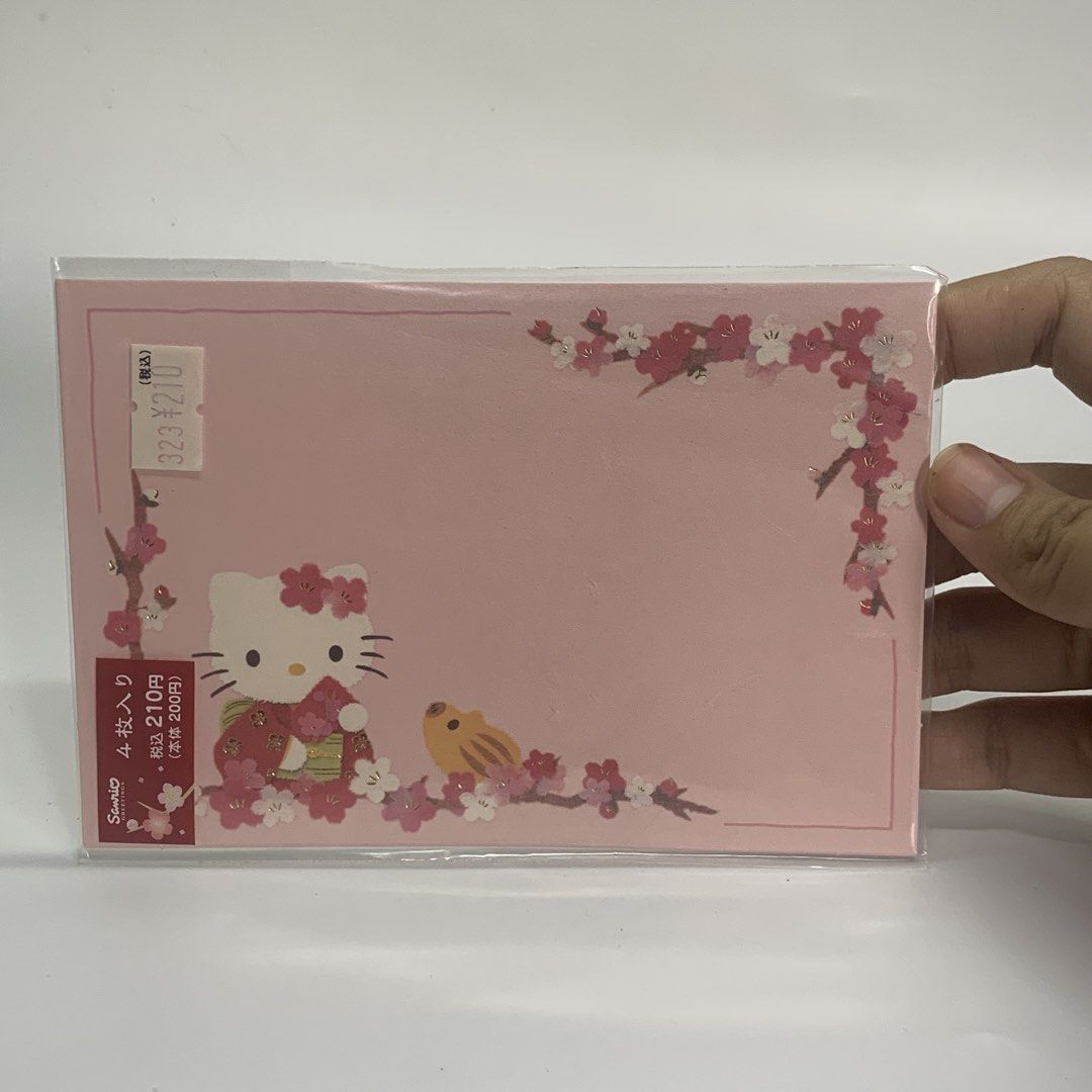 Sanrio Sakura Hello Kitty 5pcs Postcards (Category: Stationery & School Supplies) located in General Trias. Submitted by shxx_phine (Listing ID 1463984318, Image 1). Description: 📌LP posted, PLS refrain from haggling 📌 all items are japan surplus finds 📌 STRICTLY mine now, pay after invoice 📌 NO RUSH shipping (we ship every tues & fri, depending on our availability) 📌 NO cancellation, return and refunds mod | j&t, lalamove mop | gcash , mari