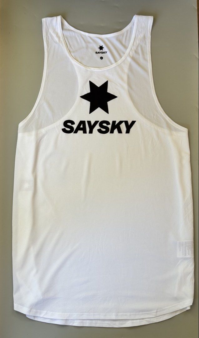 SAYSKY MEN’S FLOW LOGO SINGLET (Category: Activewear) located in Legazpi City. Submitted by mr.leonardo (Listing ID 1464041304, Image 2). Description: 📍SAYSKY MEN’S FLOW LOGO SINGLET DIMES - 20x29 SIZE XL ON TAG EXCELLENT CONDITION 780 PESOS PLUS SF 💸 (FIRM) (SEE PICS FOR DETAILS) 📦OPEN FOR SHIPPING NATIONWIDE LOCATION: LEGAZPI ALBAY BICOL📍.