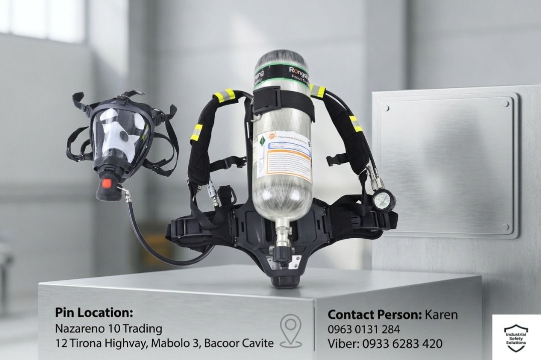SCBA - Self-Contained Pressure Breathing Apparatus (Category: Looking For) located in Bacoor. Submitted by kajezame.2021 (Listing ID 1463968619, Image 1). Description: SCBA - Self-Contained Pressure Breathing Apparatus For More Details and Discount Contact Ms. Karen NAZARENO 10 TRADING 0963 0131 284 0933 6283 420 0956 7028 557 0933 8559 510 Landline: Look for Ms. Karen (046 ) 416 3920 Also available: • Traffic cone • Parking Block stopper • Hoode