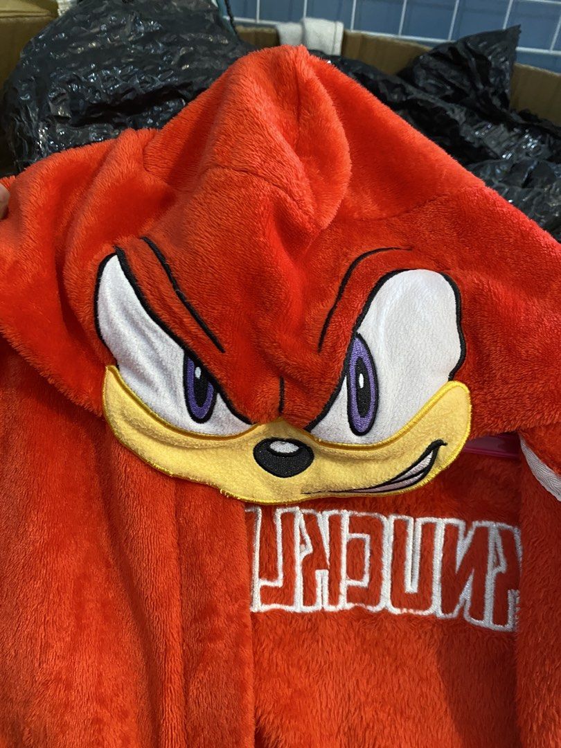 Sega Sonic Featuring Knuckles Bathrobe (Category: Babies & Kids Fashion) located in San Jose. Submitted by shady.archives (Listing ID 1464021940, Image 3). Description: 8-12 yrs old Like new No issues.