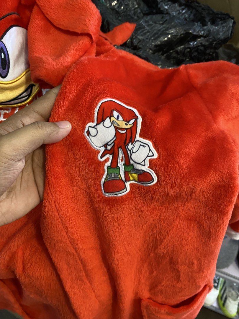 Sega Sonic Featuring Knuckles Bathrobe (Category: Babies & Kids Fashion) located in San Jose. Submitted by shady.archives (Listing ID 1464021940, Image 2). Description: 8-12 yrs old Like new No issues.
