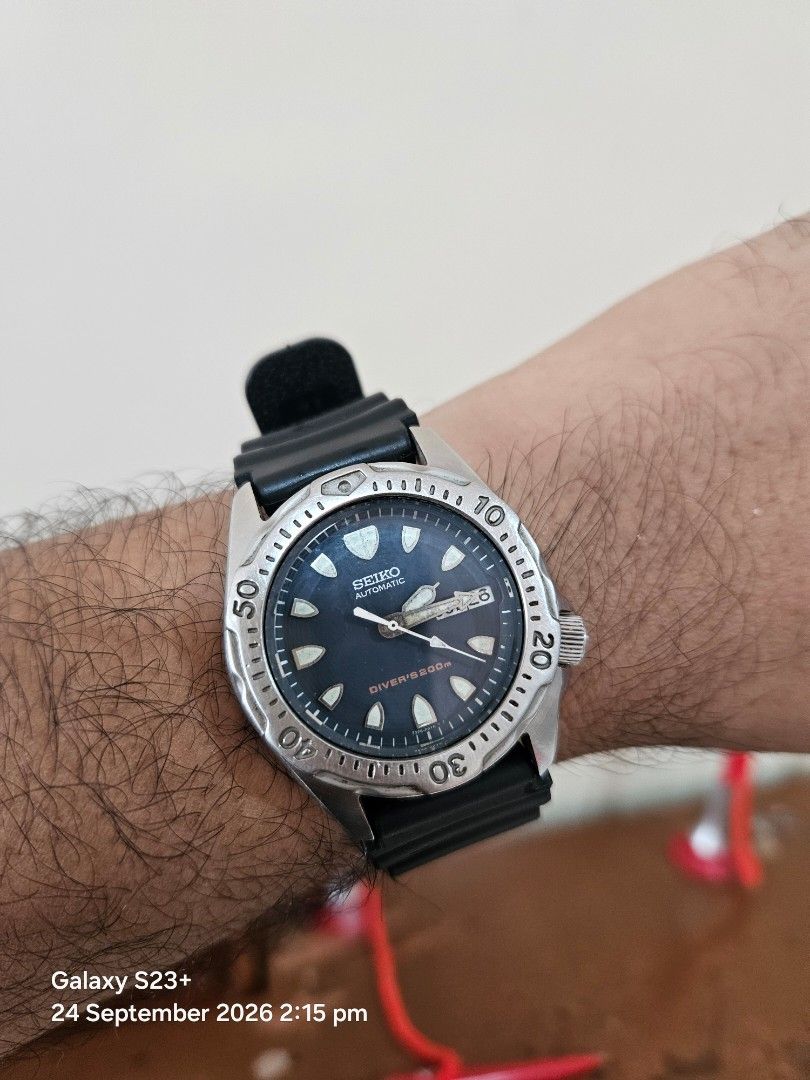 Seiko skx001 mini bullet blue dial (Category: Men's Watches) located in Alegria. Submitted by watchmefor (Listing ID 1463994837, Image 1). Description: seiko mini bullet.7s26 0010 dm.