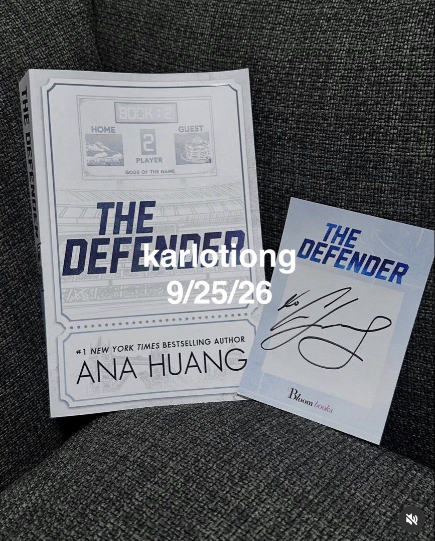 SET: The Striker & The Defender (Category: Storybooks) located in Quezon City. Submitted by k_1618 (Listing ID 1464068036, Image 2). Description: Sold as SET only (both Signed books) Free The Defender tote bag.