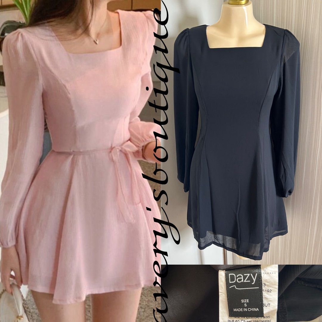 SHEIN black long sleeve dress - MEDIUM (Category: Dresses) located in Quezon City. Submitted by averysboutiqueonfb (Listing ID 1463984601, Image 1). Description: ‼️PRICE IS NOT NEGOTIABLE‼️ 📍Location: Munoz,Quezon city. 🧾MOP: Gcash/BDO/Maya/Maribank 🚚MOD: J&T/Lalamove ❌No rush shipping ❌Measurements not available for certain items .