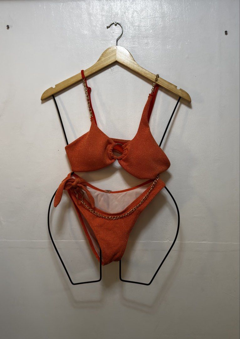 Shein Swimsuit (Category: Bikinis & Swimsuits) located in Quezon City. Submitted by pinkpreloved08 (Listing ID 1464024152, Image 1). Description: Shein Light orange S-M.