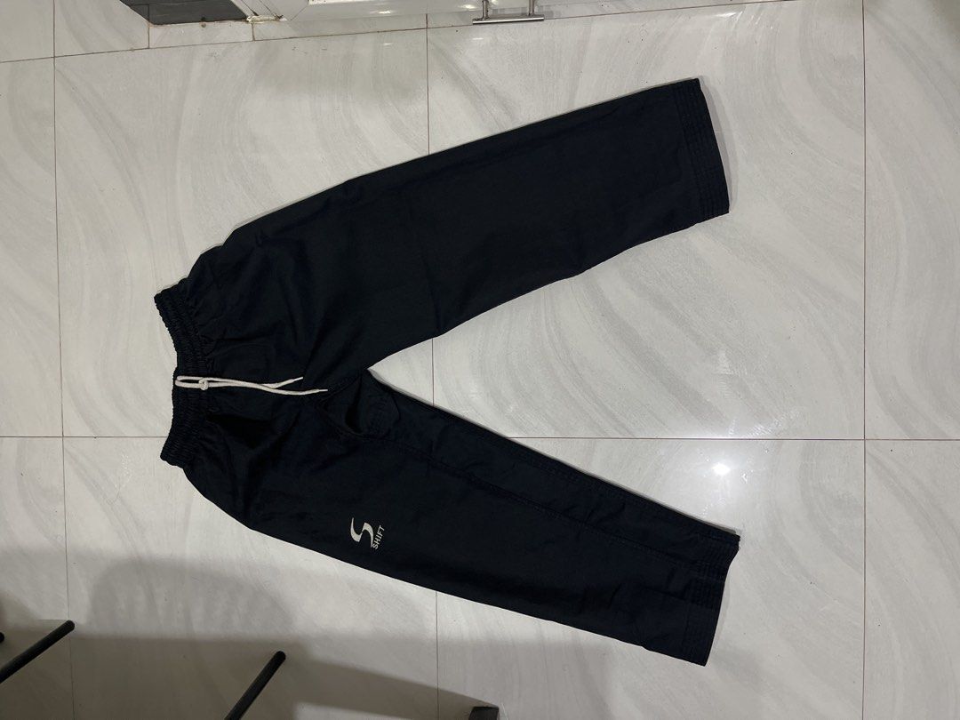 SHIFT Junior/Senior Poomsae Dobok Pants (Category: Joggers) located in Manila. Submitted by swaggyspaghetti (Listing ID 1464051666, Image 1). Description: - Brand: SHIFT - Color: Black - Size: 150 cm.