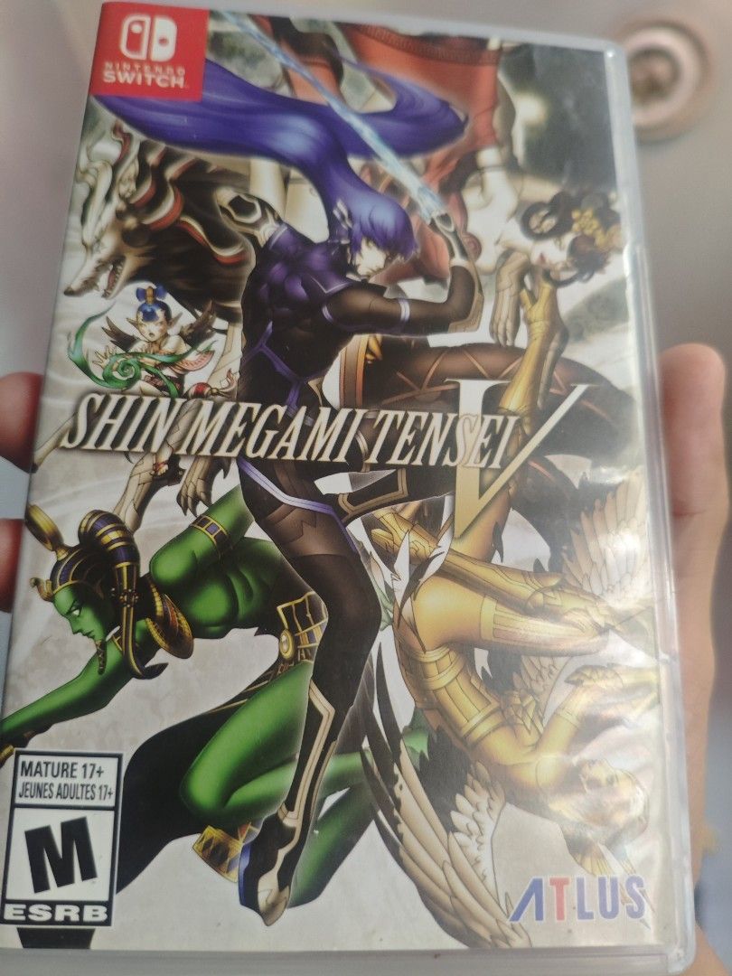 Shin Megami Tensei V Nintendo Switch (Category: Nintendo) located in Manila. Submitted by fast_chaeberry (Listing ID 1463985898, Image 1). Description: - Shin Megami Tensei V for Nintendo Switch - Rated Mature 17+ - Explore a post-apocalyptic Tokyo - Engage in strategic turn-based combat - Make choices that shape your journey - Challenging RPG experience bnew inopen lang sa datablitz mandatory.