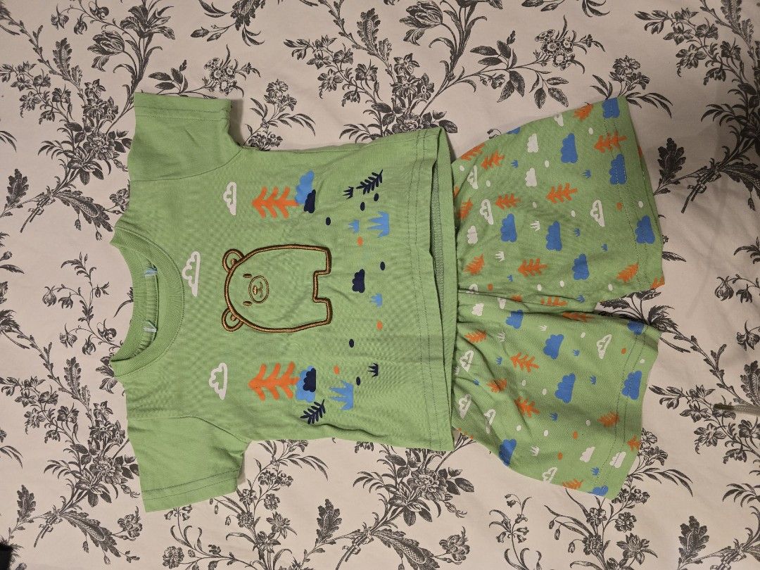 SM bear set (Category: Babies & Kids Fashion) located in San Juan City. Submitted by bianca_0 (Listing ID 1464051200, Image 1). Description: bought in SM crib couture (?) size 6M super like new.