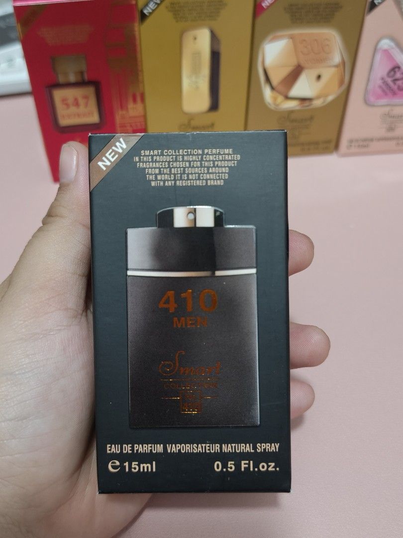 Smart Collection 410 Men Bvlgari Man(15ml) (Category: Fragrance & Deodorants) located in Rizal. Submitted by pinklemonade_ (Listing ID 1463970065, Image 1). Description: .