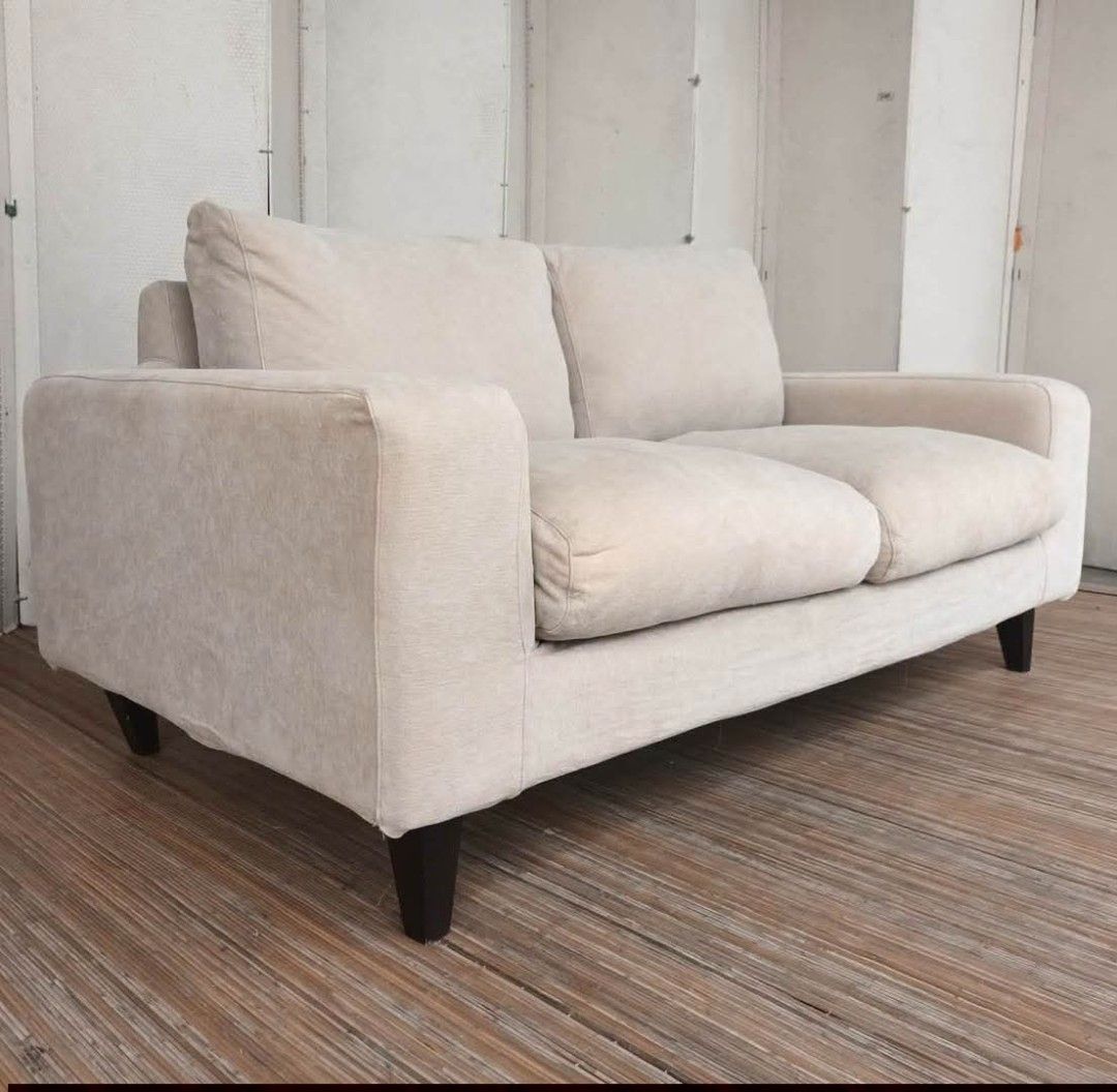 Sofa (Category: Sofas) located in Meycauayan. Submitted by marygracecasimiro (Listing ID 1463967365, Image 3). Description: 2-3 Seater Fabric Sofa Fully Washable L63 x W34 x H18/29.5 Price: 9,900💚 #highlights #followersandnonfollowers.
