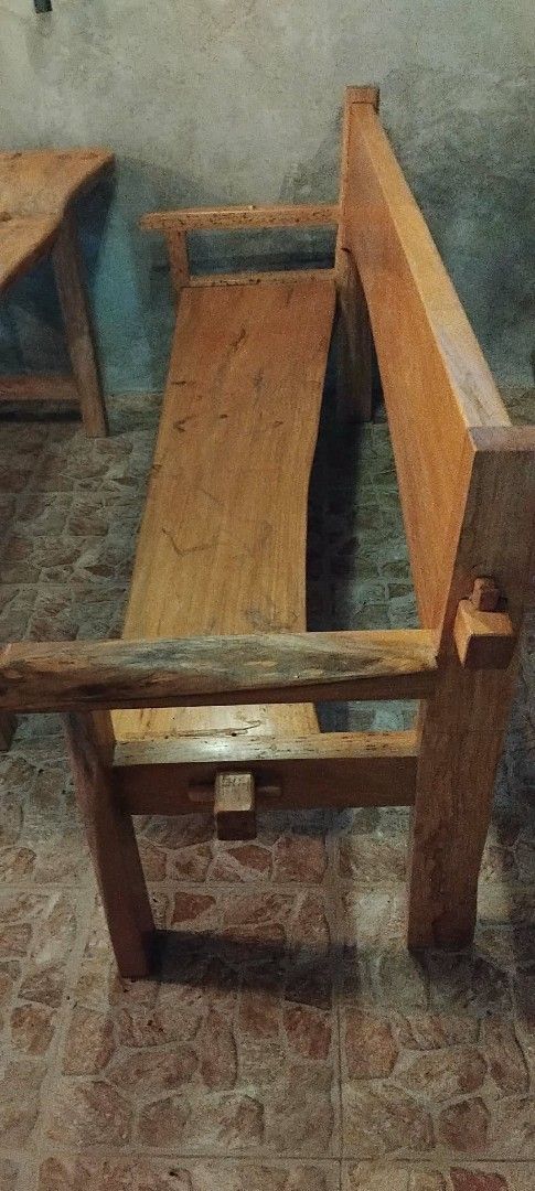 Solid Wood Live Edge Dining Table and Benches Set (Category: Tables & Sets) located in Manila. Submitted by lavillajoh99589 (Listing ID 1463942944, Image 3). Description: - Beautiful solid wood dining set - Includes live edge table and two matching benches - Features natural wood grain and unique live edge design - Perfect for rustic or farmhouse aesthetics - Sturdy construction for durability - Ideal for dining areas or patios.