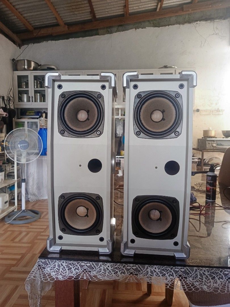 Sony Dual Passive Speaker 100w 8ohms (Category: Soundbars, Speakers & Amplifiers) located in Bulacan. Submitted by rhodgz (Listing ID 1463992369, Image 1). Description: Sony MU-S7W 100w 8ohms dual passive Speaker, can be used in integrated amplifier becoz of its crisp sound and deep bass. P5,500 only pick up at Cabiao, Nueva Ecija or deliver via lalamove, drop&go, j&t, lbc or flash express..