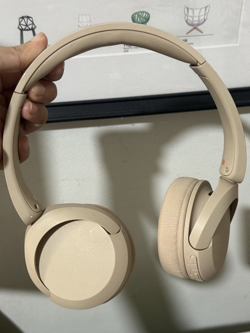 Sony Headphones WH-CH520 (Category: Headphones & Headsets) located in Manila. Submitted by shopwithsjc (Listing ID 1463953919, Image 2). Description: - Sony WH-CH520 Headphones - Color: Beige - Features: Superior sound quality - Condition: Good, fully functional - Perfect for music lovers and travelers!.