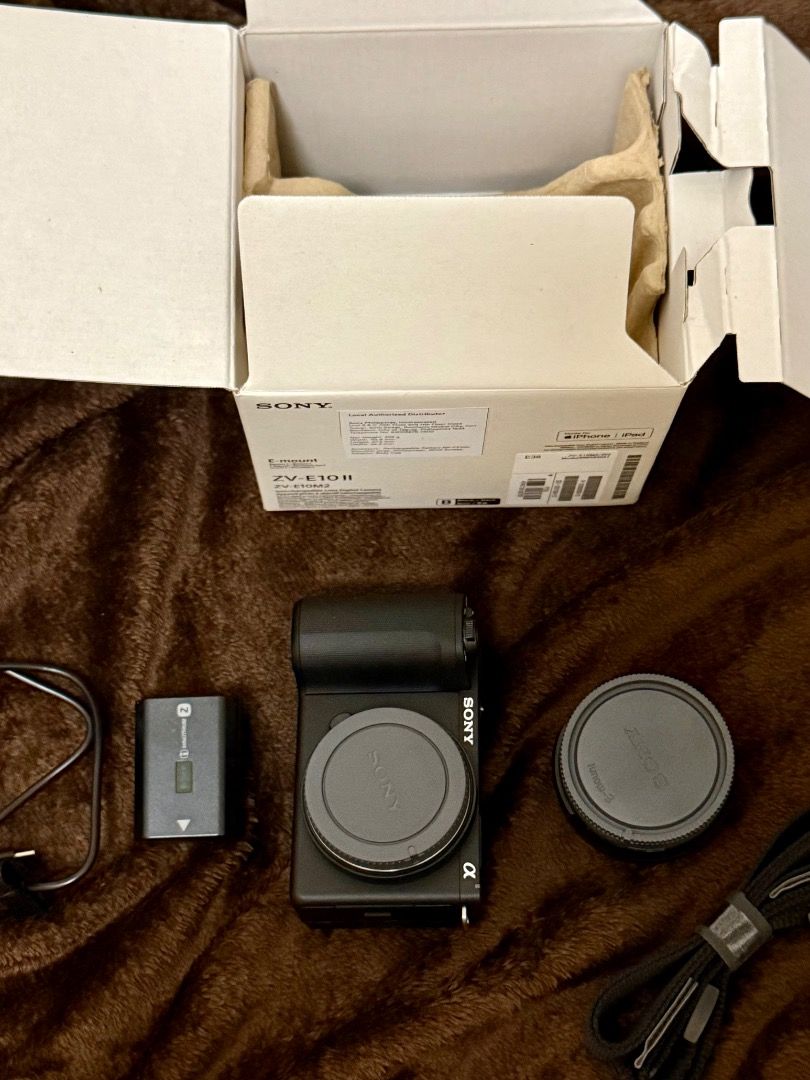 Sony ZVE10 II (Category: Cameras) located in Caloocan City. Submitted by shaigundran (Listing ID 1464104421, Image 1). Description: 📷 FOR SALE: Sony ZV-E10 II + 16–50mm Kit Lens ✨ Brand new / never been used 📦 Complete set with box and inclusions 🎨 RFS: Decided to get the White version instead 🎥 Ideal for: • Content creation & vlogging • Travel & lifestyle videos • GRWM / beauty content • TikTok, Reels & YouTube • Everyday photos & videos 💰 