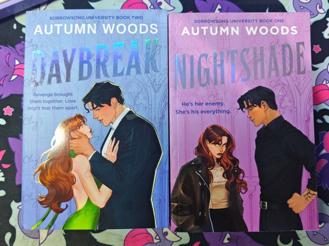 Nightshade + Daybreak - THE WORKS (Category: Storybooks) located in Rizal. Submitted by claysdecluttering (Listing ID 1463941013, Image 1). Description: Selling as bundle only Nightshade - read once Daybreak - brand new, air freight. Only bought to give collectors chance to get a pair. Has minimal damage, check last photo On hand RFS - I already ordered other copies that I will be keeping Payment options: GCASH Bank transfer QR (BPI, Metrobank, U