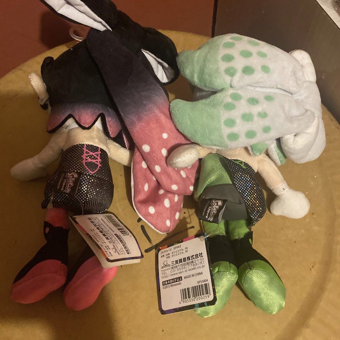 Splatoon Callie & Marie Plushes set (Category: Plushies & Soft Toys) located in Marikina City. Submitted by jimfromaccounting (Listing ID 1464048202, Image 2). Description: price is for both already! sold as set only with tag no issues, only displayed indoors rfs: downsizing collections — payment: gcash, unionbank delivery: lbc, jnt, sdd (lalamove/grab) —FAQ: LOC: MARIKINA •NO COD! FULL PAYMENT FIRST BEFORE SHIPPING •NO FREE SF NO RUSH SHIPPING q