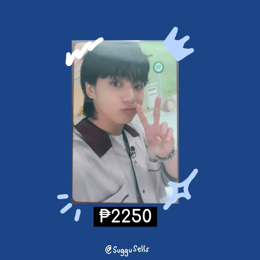 Spotify Koo Photocard (Category: K-Wave Merchandise) located in Manila. Submitted by suggusells (Listing ID 1463947199, Image 1). Description: Spotify Koo Photocard – yts (eta Late Oct-Early Nov) – PAYO / DOP (50% nrdp) to secure – X sensi 📎 wts wtb lfb JK Album Golden US POB Limited Ld Luckydraw Pc Poca.