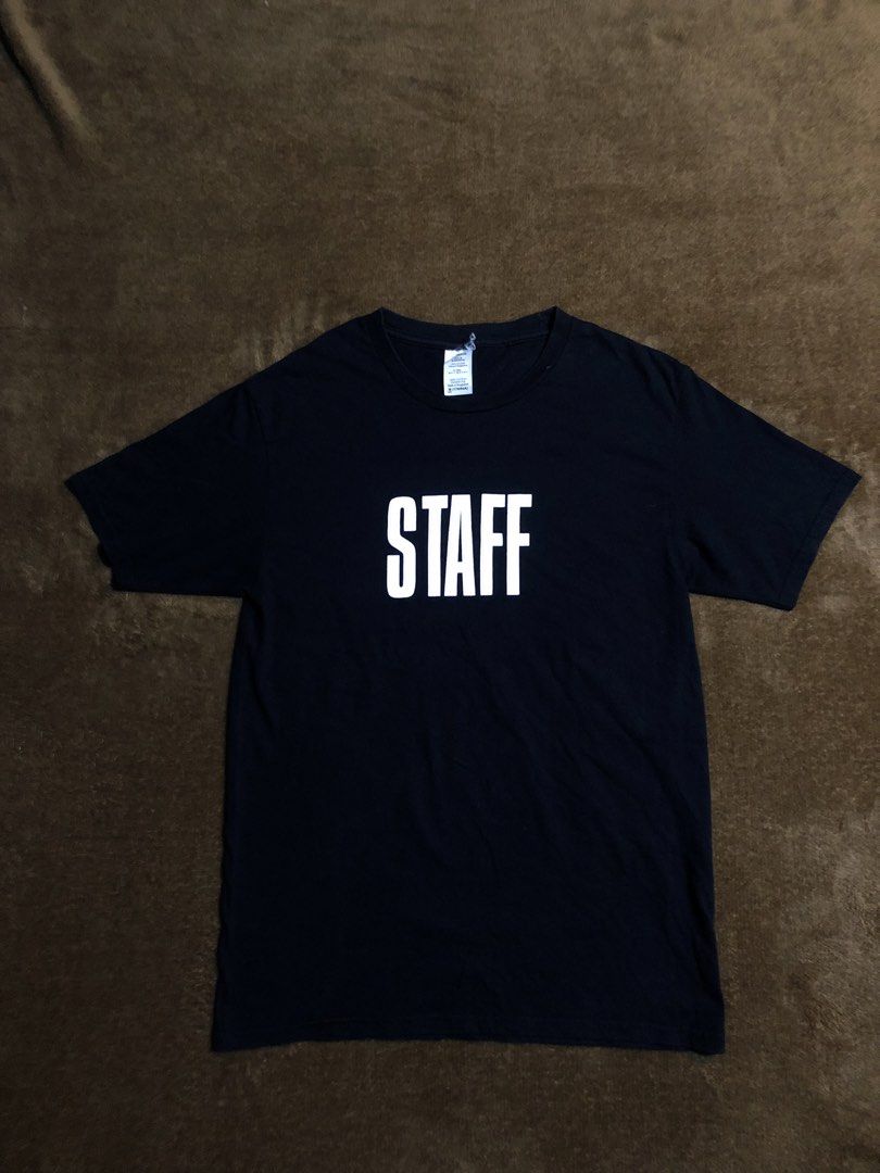 Staff Justin bieber the purpose tour tee (Category: Activewear) located in Manila. Submitted by buksthrifthing (Listing ID 1463976349, Image 2). Description: Medium 9.5/10 color rate No issue Excellent condition No crack prints.