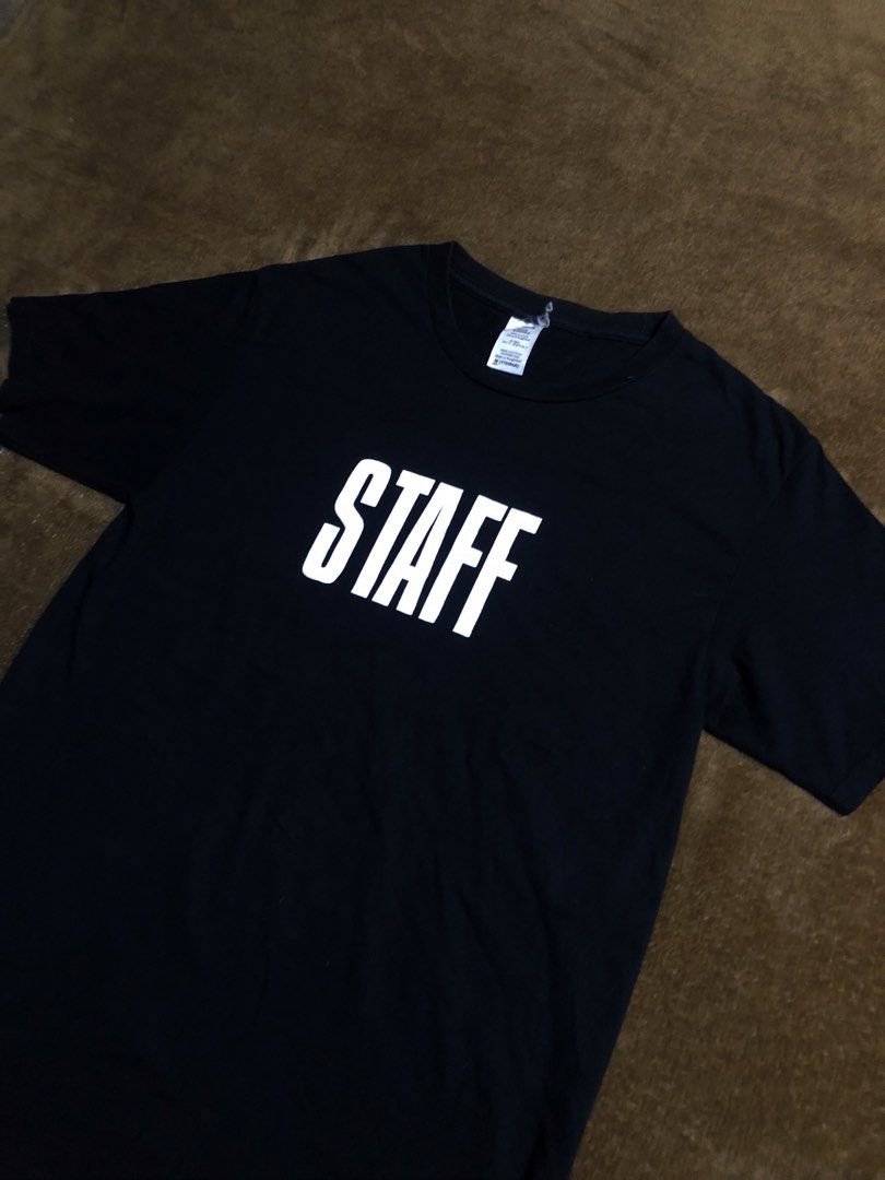 Staff Justin bieber the purpose tour tee (Category: Activewear) located in Manila. Submitted by buksthrifthing (Listing ID 1463976349, Image 1). Description: Medium 9.5/10 color rate No issue Excellent condition No crack prints.