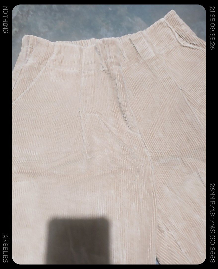 STAMP wide corduroy trouser / pants (Category: Trousers) located in Angeles City. Submitted by poweredbyrice (Listing ID 1464135361, Image 2). Description: STAMP wide corduroy trousers/pants (korean made) unisex medium to large size angeles location jnt mop.