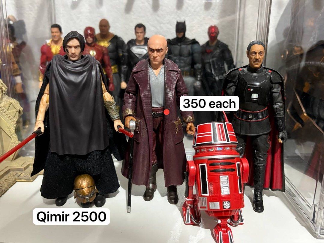 Star Wars Black Series Qimir (Category: Action & Battle Toys) located in Batangas. Submitted by wrestlingfridge (Listing ID 1463940230, Image 1). Description: Qimir complete no box 2500 The rest - 350 each (set 1000) Shipping via j&t only Payment via gcash/maya/maribank/gotyme.