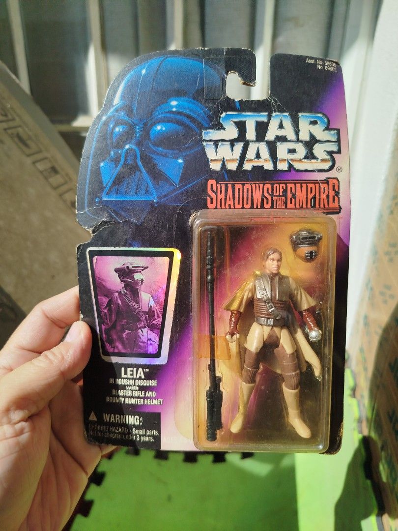 Star wars princess Leia figure bounty hunter (Category: Action & Battle Toys) located in Quezon City. Submitted by toys_r_here (Listing ID 1464056402, Image 1). Description: GOOD FOR GIFT AND COLLECTION as is po Good condition First to pay gets the item pa check nalng sa pic yun condition pm me for questions ship pwede lalamove or jnt qc and marikina area.