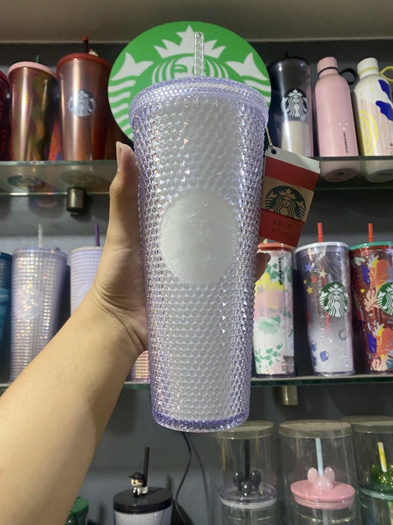 Starbucks 2016 Edition Tumbler with Straw (Category: Water Bottles & Tumblers) located in Paranaque City. Submitted by jayisnottyfound (Listing ID 1464092739, Image 1). Description: - Authentic 2016 Starbucks tumbler - Unique all-over studded texture - Includes reusable straw - Ideal for cold beverages - A must-have for Starbucks collectors.