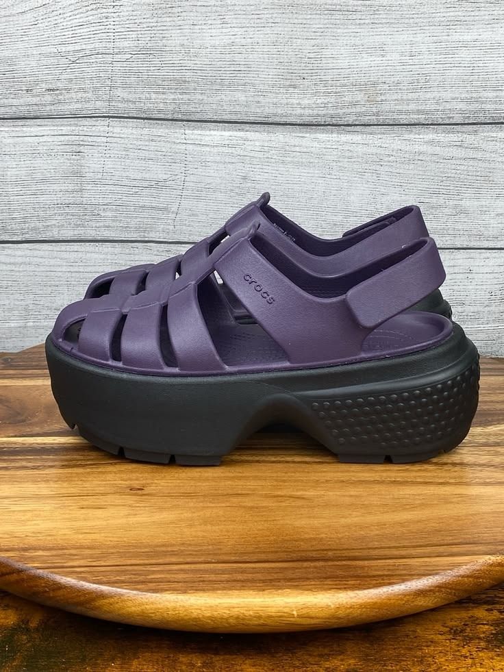 Stomp fisherman - Dark Iris (Category: Sandals) located in Rizal. Submitted by hiraya16 (Listing ID 1464116910, Image 1). Description: W6 Available Onhand ready to ship Other Sizes available? DM ✉️ J&T - Lalamove - LBC.