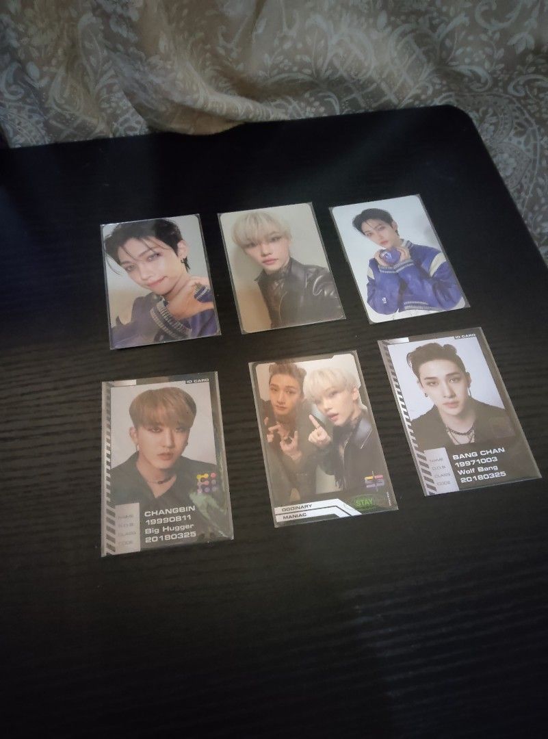 Stray Kids Photocards (Category: K-Wave Merchandise) located in Manila. Submitted by pmramo (Listing ID 1463990616, Image 1). Description: - Stray Kids Photocards - 150 pesos each - Felix Maxident - Felix Ordinary - Changbin Oddinary - Felix Bangchan Oddinary Unit - Bangchan Oddinary .