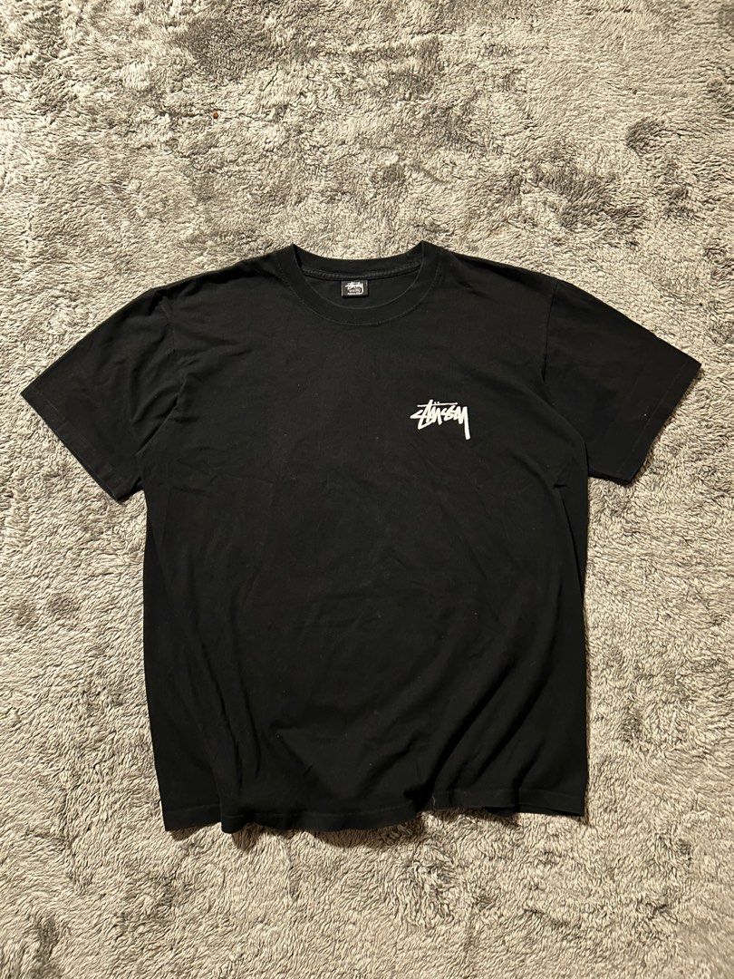 Stussy Dice Tee (Category: Tshirts & Polo Shirts ) located in Lapu Lapu. Submitted by frombelow_ph (Listing ID 1463982414, Image 1). Description: Stussy Dice Tee X-Large Off Good Condition Dimes: Flaws: Hairlines CR: 9/10 DM to purchase 📲 .