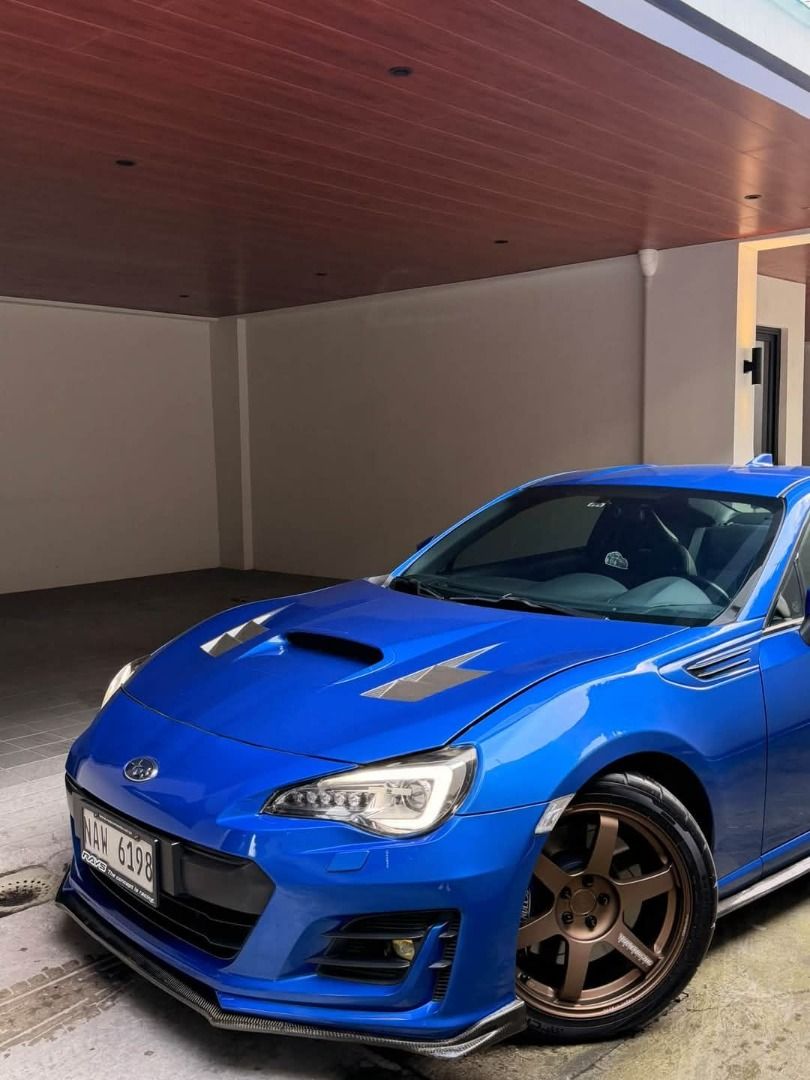Subaru BRZ 2.0 (A) (Category: Used Cars) located in Caloocan City. Submitted by jayhyeon (Listing ID 1463944597, Image 3). Description: Looking for a Subaru BRZ LOADED? 2019 Subaru BRZ Kouki 2.0L Gasoline Engine Automatic Transmission Super Well Maintained All Original Paint (WR Blue Pearl) Dyno Tuned by Speedworks Leo All upgrades bought 3 months ago with receipts. Endless Big Brakes 4pcs Front and Rear Original Rays Te37 with Champiro SX2 Tires