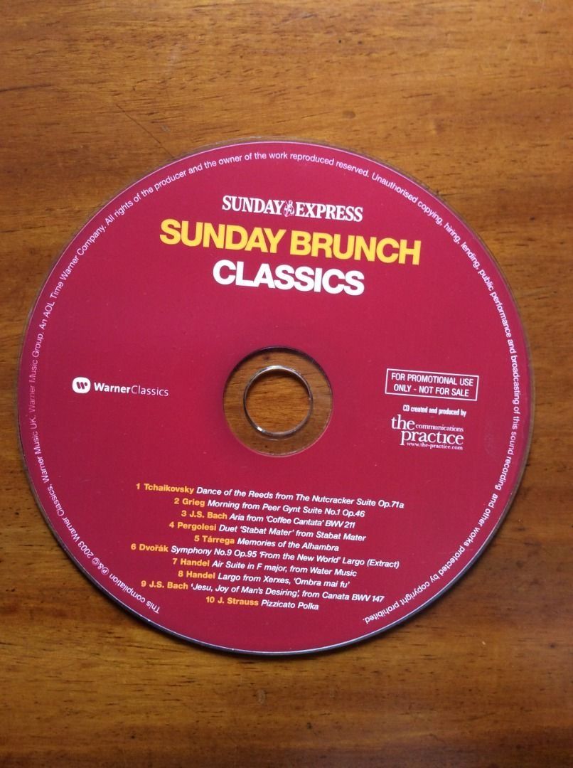 Classical Music CD Collection - 10 CD's (Category: CDs & DVDs) located in Silang. Submitted by lawrencenorthey (Listing ID 1463944004, Image 3). Description: - Classical Music CD Collection - Includes 10 CDs: Classic Hits, Proms Classics, Sunday Brunch Classics, Summer Festival - Classics, and Christmas Classics - All discs are in great condition - Excellent compilations of classical music.