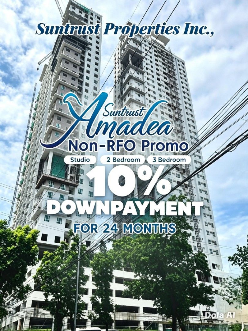 Suntrust Amadea in Quezon Ave. (Category: Apartments & Condos) located in Quezon City. Submitted by msarenas72 (Listing ID 1464073076, Image 1). Description: 𝐒𝐭𝐮𝐝𝐢𝐨 𝐮𝐧𝐢𝐭 𝟏𝟖𝐤 𝐩𝐞𝐫 𝐦𝐨𝐧𝐭𝐡 😱 Suntrust Amadea showroom is now open in actual site located in Quezon Avenue corner Scout reyes Quezon City. Turnover will start in December 2026 For more details and site tripping kindly send a pm. #nearUniversityBelt #Timog #CapitolMedicalC