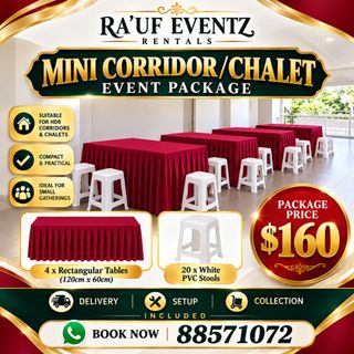 Tables, Chairs, Fans, Lighting Air Coolers, Halal Buffet Warmers, Water Dispenser  ,portable Toilets And Sink ..etc 收藏品 2