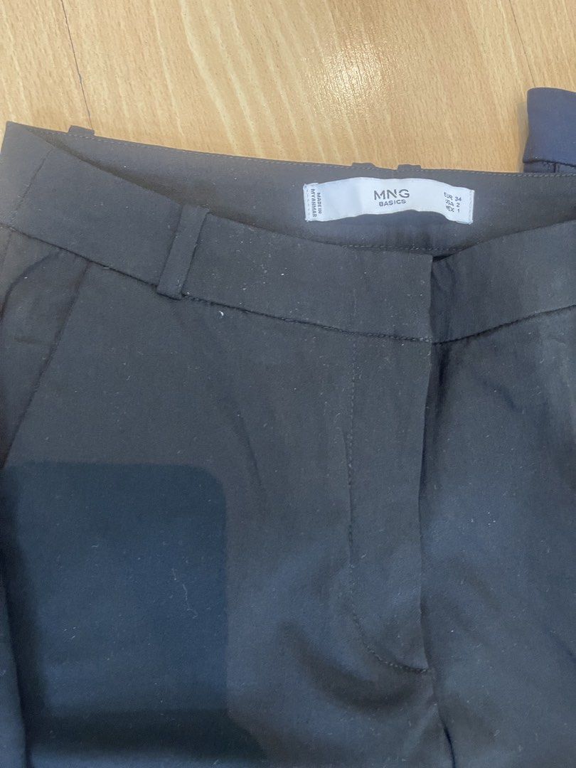 TAKE 5-Zara & Mango Trousers (size XS-S) (Category: Jeans) located in Quezon City. Submitted by brightwolf_7ef5d3 (Listing ID 1464015193, Image 2). Description: - Bundle includes pants from MNG Basics and Trafaluc. - Colors: Black, Navy, and Grey. - Some pants feature stylish zip details. - Versatile for both work and casual outfits. - All items are in good, pre-loved condition..