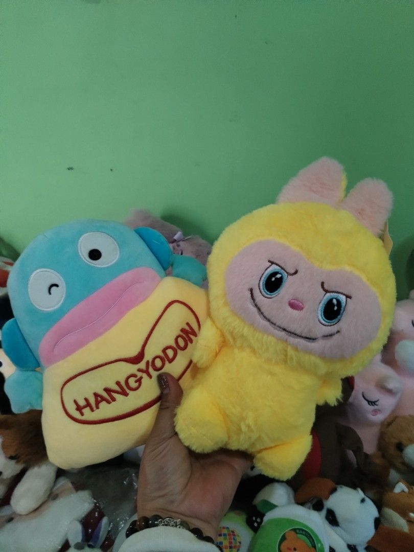 Take all 100pcs Assorted Plush Toys - Cute Stuffed Animals & Characters (Category: Plushies & Soft Toys) located in La Trinidad. Submitted by malditas (Listing ID 1464133345, Image 2). Description: - Assorted plush toys: pandas, dogs, cats, and cartoon characters. - Available in small and medium sizes. - Ideal for collectors or as gifts. - Bundle deals offered for multiple purchases. - Don't miss out on these adorable companions! From HT box BUY 