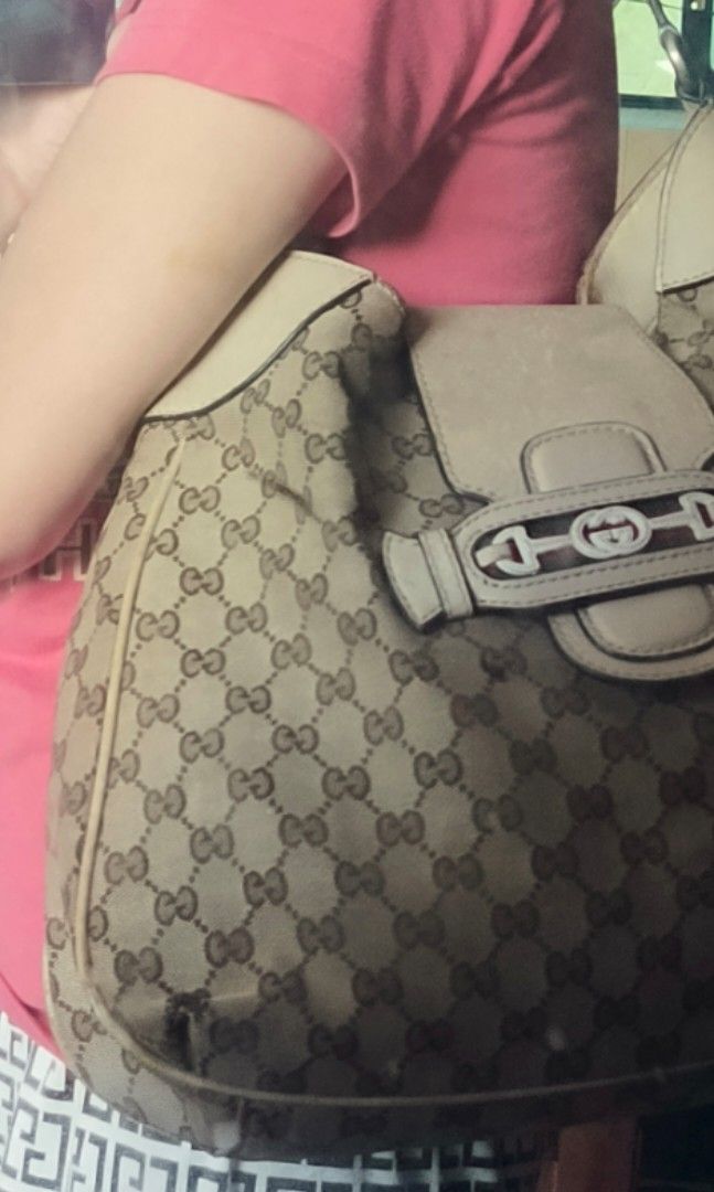 Take all bag(coach, mcm, lv, & gucci) (Category: Luxury Bags & Wallets) located in Manila. Submitted by tonton1 (Listing ID 1463957709, Image 3). Description: - Bundle (4) includes: Gucci hobo bag, Men Louis Vuitton shoulder crossbody bag, OG MCM mini backpack, and a red Coach kili/shoulder bag. -ukay bags manages your expectation (with issues:peeling, visible wear, need repaint) -good for restoration project or everyday use - no COD -no refund.