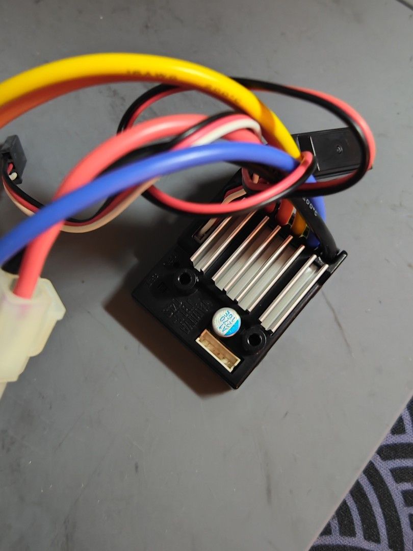 Tamiya TBLE-04S ESC Brushed and Brushless Motor Sensor (Category: Remote Control Toys) located in Quezon City. Submitted by kurttevan (Listing ID 1463943352, Image 2). Description: - Tamiya TBLE-04S ESC - Compatible with Tamiya RC Brushed and brushless motor systems - Sensor version - Includes original manual - All wires and connectors attached - Brand new never been used RFS: no use for it at the moment.