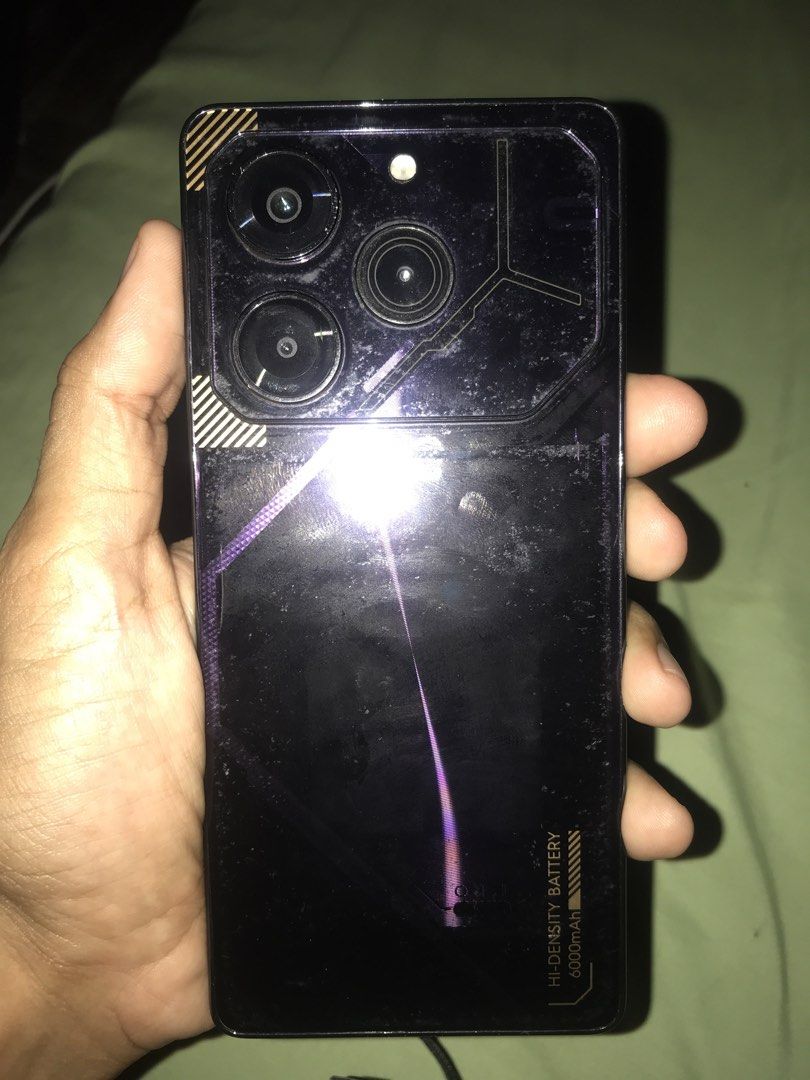 tecno pova 6 pro 5g (Category: Android Others) located in Pasay City. Submitted by melanietumanda25 (Listing ID 1464026573, Image 3). Description: rfs:needs funds for my visa extention the price is fixed it is already cheap price cox of the previous onwer change the screen plus no finger print only face id in general the phone in good running condition .