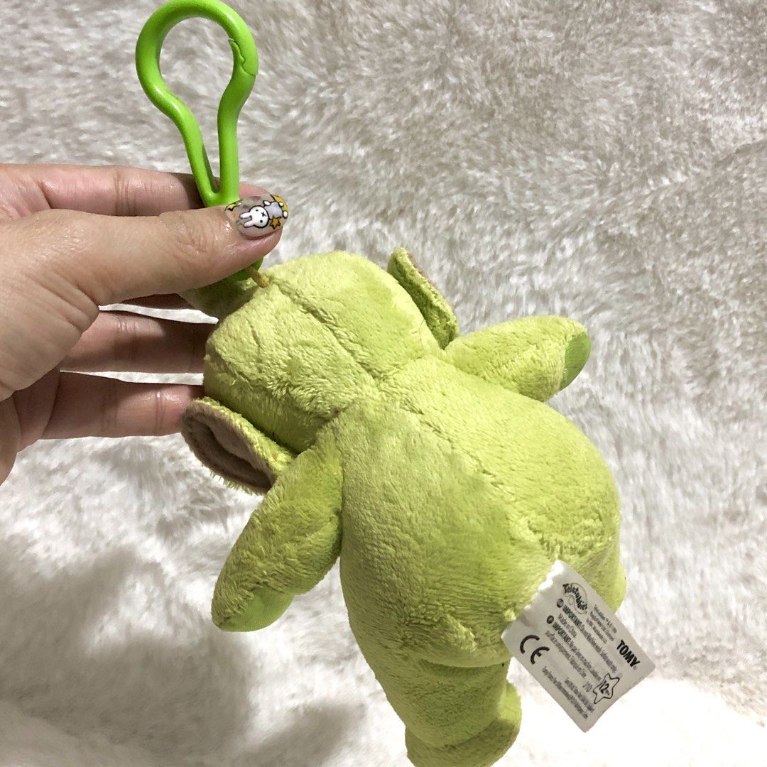 Teletubbies Dipsy Bag Charm (Category: Plushies & Soft Toys) located in Quezon City. Submitted by kitsune.treasures (Listing ID 1464091185, Image 3). Description: *First to pay policy! *1 day reservation only. Failure to pay on time, auto cancel. 📍Quezon City * MOD: J&T | Lalamove * MOP: GCASH | BPI 📦ON HAND AND READY TO SHIP! CONDITION: WHAT YOU SEE IS WHAT YOU GET. Dimensions: Kindly check the photos for the actual measurements. Please check 