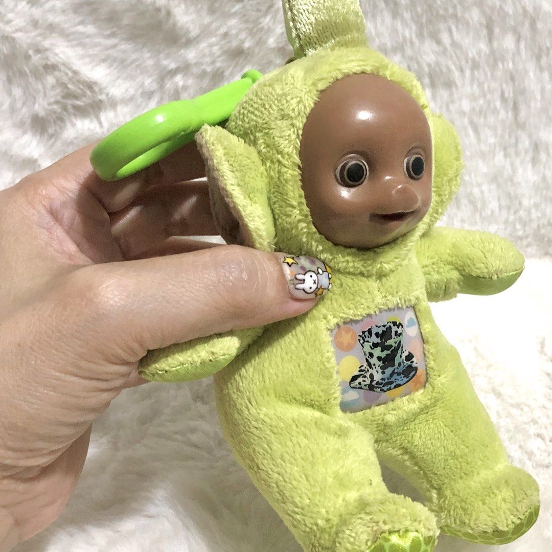 Teletubbies Dipsy Bag Charm (Category: Plushies & Soft Toys) located in Quezon City. Submitted by kitsune.treasures (Listing ID 1464091185, Image 2). Description: *First to pay policy! *1 day reservation only. Failure to pay on time, auto cancel. 📍Quezon City * MOD: J&T | Lalamove * MOP: GCASH | BPI 📦ON HAND AND READY TO SHIP! CONDITION: WHAT YOU SEE IS WHAT YOU GET. Dimensions: Kindly check the photos for the actual measurements. Please check 