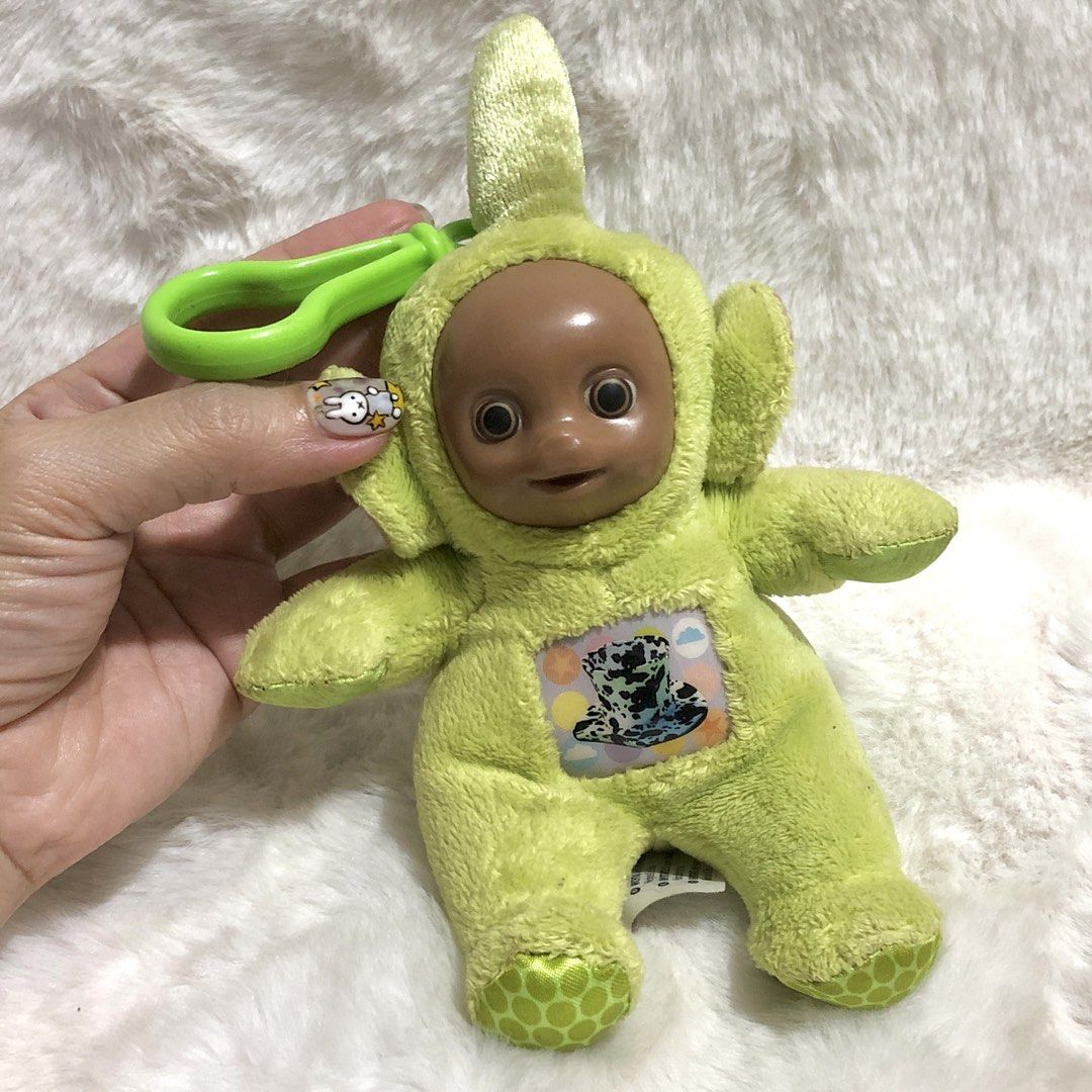 Teletubbies Dipsy Bag Charm (Category: Plushies & Soft Toys) located in Quezon City. Submitted by kitsune.treasures (Listing ID 1464091185, Image 1). Description: *First to pay policy! *1 day reservation only. Failure to pay on time, auto cancel. 📍Quezon City * MOD: J&T | Lalamove * MOP: GCASH | BPI 📦ON HAND AND READY TO SHIP! CONDITION: WHAT YOU SEE IS WHAT YOU GET. Dimensions: Kindly check the photos for the actual measurements. Please check 