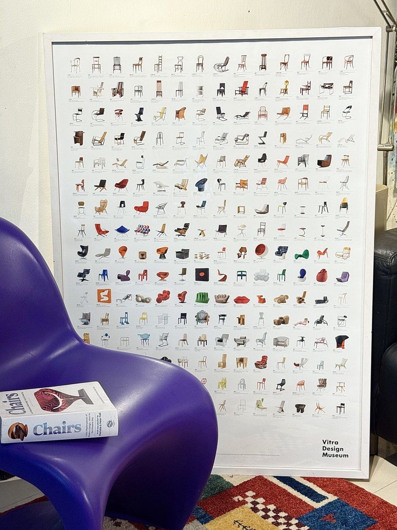 The Chair Collection by Vitra POSTER ONLY (Category: Wall Decor) located in Bulacan. Submitted by rock_off.thriftshop.ph (Listing ID 1463989113, Image 2). Description: .