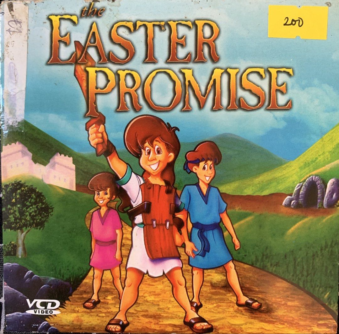 The Easter Promise VCD Animated Movie (Category: CDs & DVDs) located in Taguig. Submitted by ahnjr (Listing ID 1464001533, Image 1). Description: - Join Felichi Pangilinan-Buizon and her kids in learning about the King of Kings. - Features Jerem, who dreams of being a soldier and learns about the true king. - Teaches valuable lessons on truth, appearances, and forgiveness. - Animated movie perfect for the entire family. - Set in the historical ba