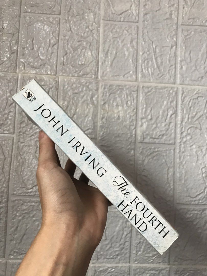 The Fourth Hand by John Irving Paperback Book (Category: Storybooks) located in Pilar. Submitted by dhelsomera20308 (Listing ID 1463985680, Image 2). Description: - John Irving's 'The Fourth Hand' - A deeply moving tale - Praised by Washington Post as sharp and very funny - Called a coruscating comedy of sexual manners by Observer - Features one of the funniest bedroom scenes according to Sunday Telegraph.