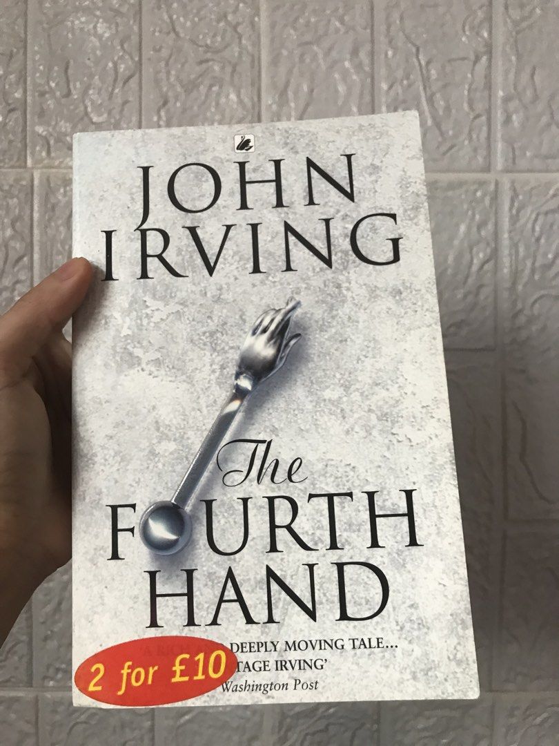 The Fourth Hand by John Irving Paperback Book (Category: Storybooks) located in Pilar. Submitted by dhelsomera20308 (Listing ID 1463985680, Image 1). Description: - John Irving's 'The Fourth Hand' - A deeply moving tale - Praised by Washington Post as sharp and very funny - Called a coruscating comedy of sexual manners by Observer - Features one of the funniest bedroom scenes according to Sunday Telegraph.