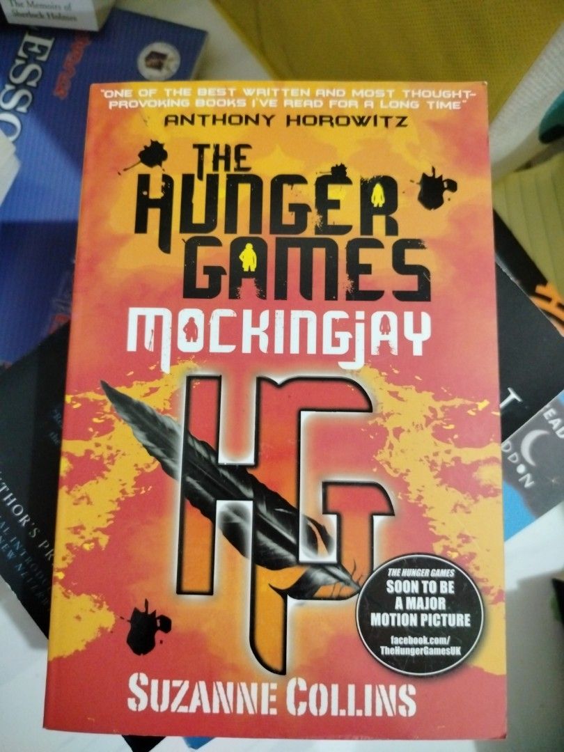 The Hunger Games: Mockingjay by Suzanne Collins (Category: Storybooks) located in Cebu City. Submitted by oldestdr999m (Listing ID 1464019481, Image 1). Description: RFS: Decluttering! MOP: GCash & Maribank.