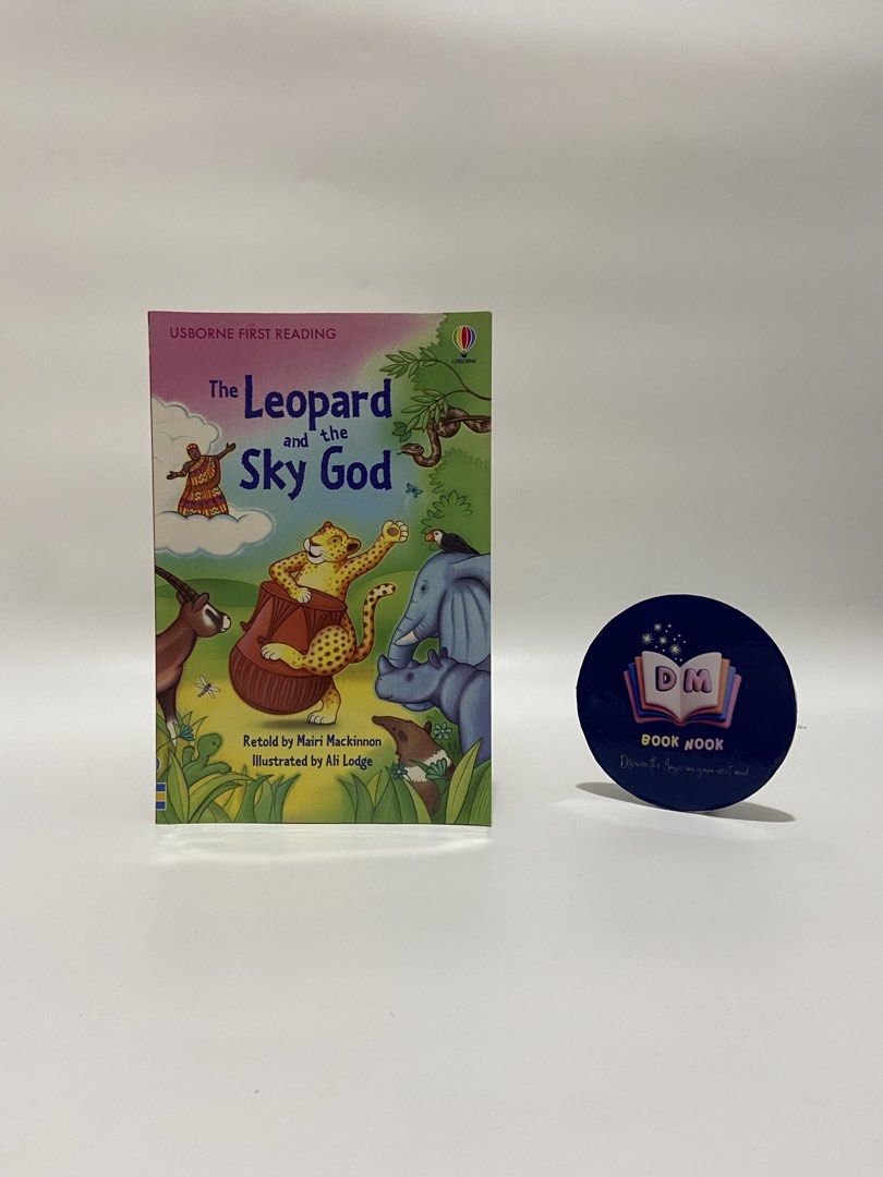 The Leopard and the Sky God (Category: Children's Books) located in Caloocan City. Submitted by dmbooknook (Listing ID 1464053649, Image 1). Description: - VGUC | Paperback | Colorful Illustrations 𝐔𝐒𝐁𝐎𝐑𝐍𝐄 𝐅𝐈𝐑𝐒𝐓 𝐑𝐄𝐀𝐃𝐈𝐍𝐆 𝐅𝐎𝐋𝐊𝐓𝐀𝐋𝐄 🧙‍♀️🥣🐆 𝐂𝐥𝐚𝐬𝐬𝐢𝐜 𝐓𝐚𝐥𝐞𝐬 𝐟𝐨𝐫 𝐄𝐚𝐫𝐥𝐲 𝐑𝐞𝐚𝐝𝐞𝐫𝐬! 𝗧𝗛𝗘 𝗟𝗘𝗢𝗣𝗔𝗥𝗗 𝗔𝗡𝗗 𝗧𝗛𝗘 𝗦𝗞𝗬 𝗚𝗢𝗗 🐆🥁 - 𝗟𝗲𝘃𝗲𝗹 𝗧𝗵𝗿𝗲𝗲 𝗥𝗲𝘁𝗼𝗹𝗱 𝗯𝘆 𝗠𝗮𝗶𝗿𝗶 𝗠𝗮𝗰𝗸𝗶𝗻𝗻𝗼