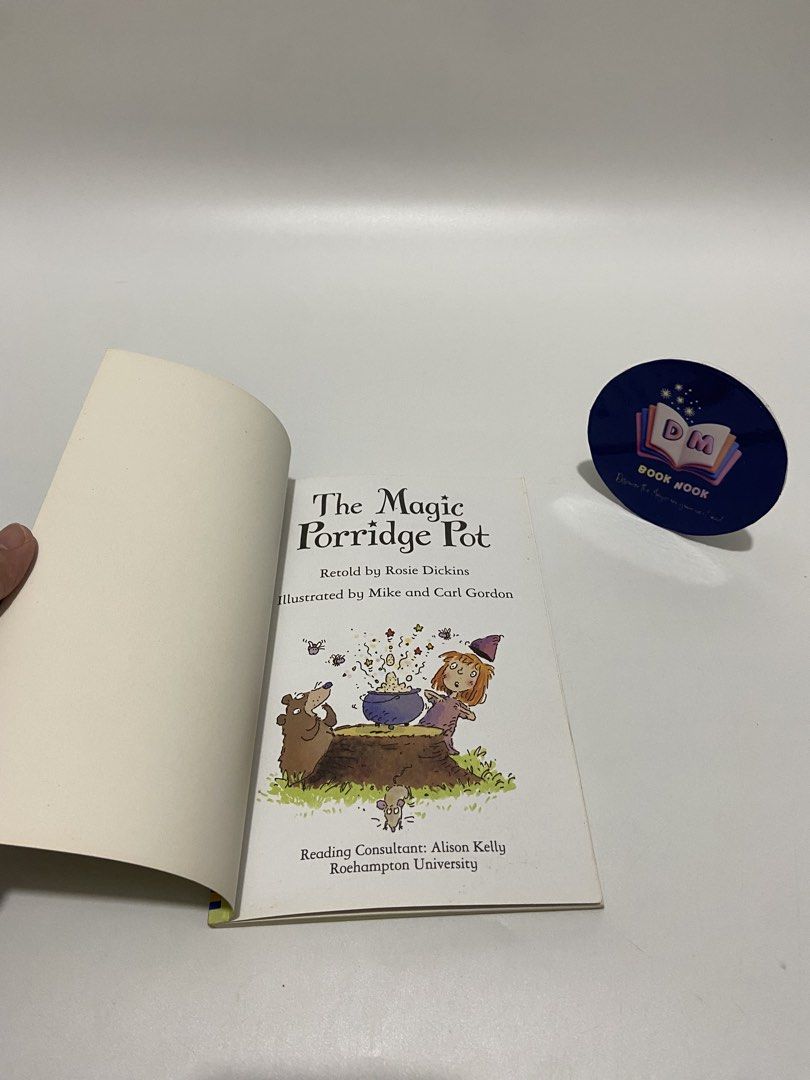 The Magic Porridge Pot — Usborne First Reading (Category: Children's Books) located in Caloocan City. Submitted by dmbooknook (Listing ID 1464052101, Image 3). Description: - VGUC | Paperback | Colorful Illustrations 𝐔𝐒𝐁𝐎𝐑𝐍𝐄 𝐅𝐈𝐑𝐒𝐓 𝐑𝐄𝐀𝐃𝐈𝐍𝐆 𝐅𝐎𝐋𝐊𝐓𝐀𝐋𝐄 🧙‍♀️🥣🐆 𝐂𝐥𝐚𝐬𝐬𝐢𝐜 𝐓𝐚𝐥𝐞𝐬 𝐟𝐨𝐫 𝐄𝐚𝐫𝐥𝐲 𝐑𝐞𝐚𝐝𝐞𝐫𝐬! 𝗧𝗛𝗘 𝗠𝗔𝗚𝗜𝗖 𝗣𝗢𝗥𝗥𝗜𝗗𝗚𝗘 𝗣𝗢𝗧 🥣✨ - 𝗕𝗿𝗼𝘁𝗵𝗲𝗿𝘀 𝗚𝗿𝗶𝗺𝗺 𝗕𝗮𝘀𝗲𝗱 𝗼𝗻 𝘁𝗵𝗲 𝘀𝘁𝗼
