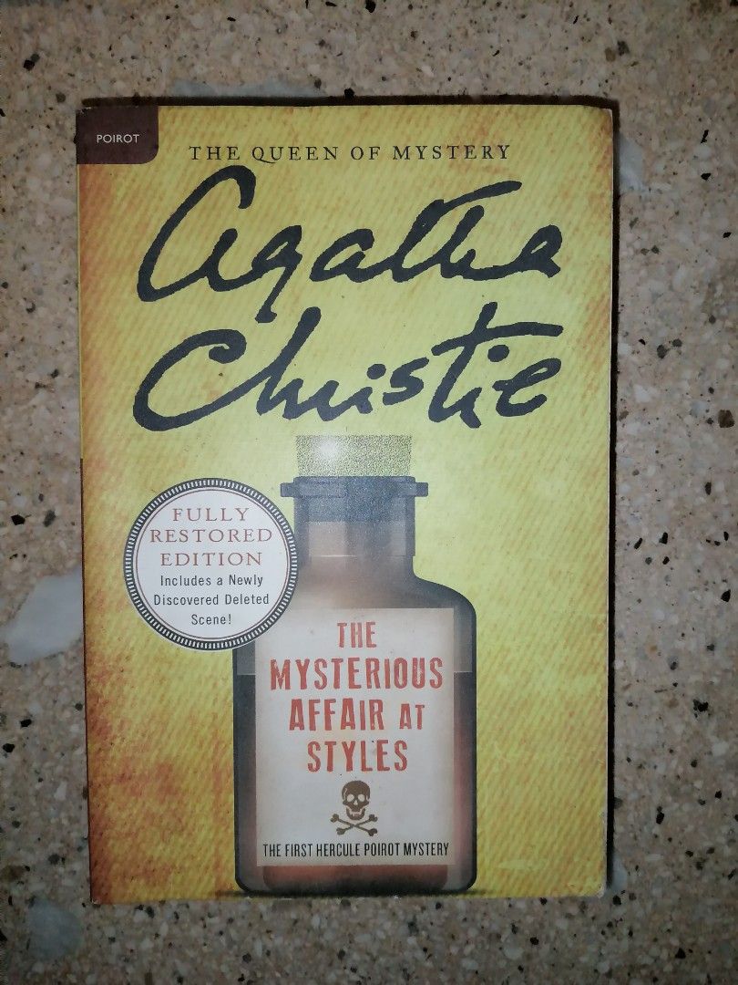 The Mysterious Affair at Styles (Category: Storybooks) located in Makati City. Submitted by booksbymarvin (Listing ID 1464051874, Image 1). Description: For sale Has heavy pencil doodles on alternate pages, still readable despite them Paperback In good condition MOD, MOP: LBC GRAB, GCASH, BPI.